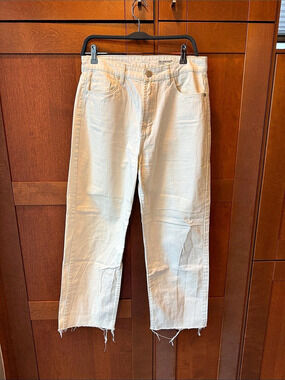 BLANKNYC The Baxter Straight Leg Raw Hem Jeans Waist 30